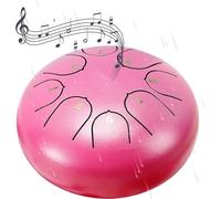 Stable and Long-Lasting 6-Inch Garden Rain Drum for a Peaceful Ambiance(Pink)