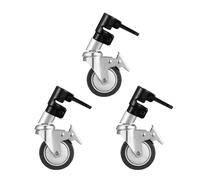 Stable And Portable Light Stand With Wheel 360 Degree Rotation For Studio Shoots And On Location Filming Photography Light Stand Wheel