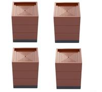 Stable Bed Table Leg Risers 4PCS Set for Home For furniture with Smooth and Noise Reducing Engineering Design (c)