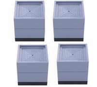 Stable Bed Table Leg Risers 4PCS Set for Home For furniture with Smooth and Noise Reducing Engineering Design (h)