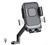 Stable Bicycle Phone Holder with Innovative Lock Design Alloy Construction for Riding on Bumpy Roads (C)
