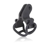 Stable Bike Bicycle Flashlight Holder with 40mm Torch Compatibility, Easy to Mount and Remove, Ideal Accessory for Bike Riders and Outdoor Enthusiasts - Black