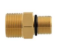 Stable Brass High Pressures Water Connector 3/8Inch Male to M 22 Male for Leak Proof Power Washer Pumps Accessories Resistant Pressure Washer Connector