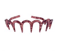 Stable Brown Acrylic Headband U Shape Headband Tooth Hair Comb Hair Jewelry Headwear Girls Women