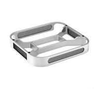 Stable Cooling Bracket,For Mini M5 for m6 Aluminum Alloy Stable | for mac for mini M5 for m6 Stand,Aluminium Cooling Base With Built-in Dust Filter,Silver Holder