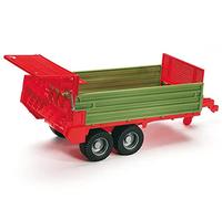 Bruder Toy Vehicle Stable Dung Spreader 1:16 Scale Detailed Tractor Trailer Playset
