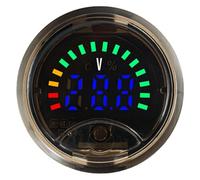 Stable Electric Measurement Tool Round Voltages & Energy Meter with Digital Display Multifunction Round Voltages Monitors ABS Battery Indicates