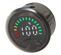 Stable Electric Measurement Tool Round Voltages & Energy Meter with Digital Display Multifunction Round Monitors ABS Industrial Chaser