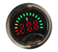 Stable Electric Measurement Tool Round Voltages & Energy Meter with Digital Display Multifunction Round Voltages Monitors ABS Circular Voltmeter