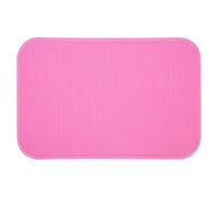 Stable Grip Rubber Mat for Pet Grooming | Secure Bathing & Training Table Mat | Water Absorbent Pet Grooming Mat for Dogs/Cats | 22.4x14.9 Inch, Machine Washable (Pink)