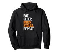 Stable Hand Eat Sleep Routine Pullover Hoodie