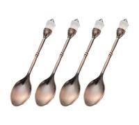 Stable Historical Coffee Spoon with Ergonomic Handle for Kitchen Cafe Home Use Antique Form Cold Treat Spoon