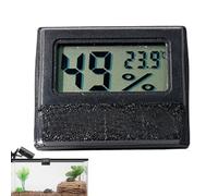 Stable Humidity Gauge - 5x4x3cm Accurate Battery Operated Tester | Bearded Dragon Terrarium Hydrometer for Leopard Gecko Lizard Snake Spider Turtle Tank Enclosure Humidor Home