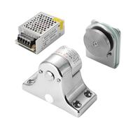 Stable Metal Door Magnet Holders - Strong Magnetic Door Stops for Quiet Functionality & Effective Containment in Homes Offices & Commercial Spaces - & Easy to Install