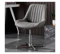 Stable Mid-Back Office Desk Chair without Wheels, Fixed Height for Vanity or Workstation Use, Ergonomic Design for Comfort and Support, Perfect for Home or Office