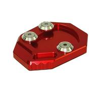 Stable parking bracket For Yamaha YZF R1 YZF-R1 2009 2010-2014 Motorcycle Kickstand Foot Side Stand Extension Pad Support Plate(Rosso)