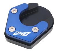 Stable parking bracket Motorcycle Accessories Kickstand Foot Side Stand Extension Pad Support Plate For 250SR 300SR(Blu)