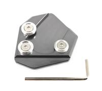 Stable parking bracket Motorcycle Kickstand Foot Side Stand Extension Pad Support Plate Enlarge For Yamaha SMAX155 2013-2021(Titanium)
