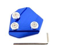 Stable parking bracket Motorcycle Kickstand Foot Side Stand Extension Pad Support Plate Enlarge For Yamaha SMAX155 2013-2021(Blu)