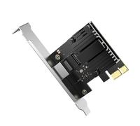 Stable PCIe Ethernet Adapter 5Ghz Networking 5000Mbps Bandwidth for Home and Data Intensive Applications Pcie Ethernet Card with Anti Interferences