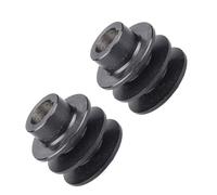 Stable Performances 2pcs Belt Pulley For 168F 170F Engine 19/20mm Bore Double Grooves Pulley 54mm/56mm Outer Diameter Engine