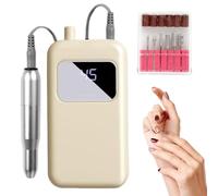 Stable Pocket-Sized Tool, Electronic Nail File, Manicure Nail | Drill Machine for Professionals Mother Girlfriend Salon Home Travel Practice Electric Pedicure Kit Portable Professional