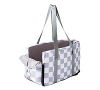 Stable Raised Car Seat for Small Dogs - Dog Car Seat | Foldable and Waterproof Dog Car Seat with Safety Aisle Clip | Convenient Basket for a
