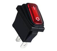 Stable Rock Switches 2 Poles Control Switches Toggle Boats Type Button For Kitchen Appliances Rectangular