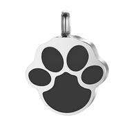 Stable Steel Pet Cremation Urn Shaped to Clean Pet Paw Prints