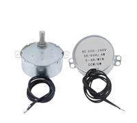 Stable Synchronous Motor 5-6 R/min Pro TYC-50 AC 220V 12V 50/60Hz Torque 4KGF.CM 4W CW/CCW Microwave Turntable for Electric Fan(AC 12V)