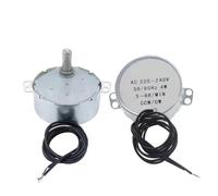 Stable Synchronous Motor,Compatible for TYC-50,5-6 R/min AC 220V 12V 50/60Hz Torque 4KGF. CM 4W CW/CCW Electric Fan Microwave Turntable Motor Accessories(AC 12V)