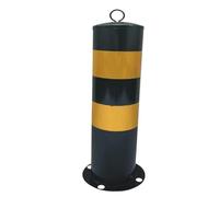 Stable Traffic Road Bollard Stanchions Parking Lot Barrier Steel Safety Street Bollard for Traffic Sensitive Areas
