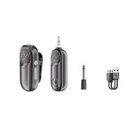 Stable Wireless Lavalier Microphone For Teaching Presentations And Guided Activities With Ergonomic Design And Clear Audio Output(Black)