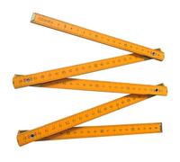 Stable Wooden Folding 1m Metric Line Folding - Wooden Carpenter Line with a Metric Scale for School, Drawing Tools, School Supplies, Teachers