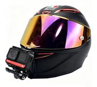 StableNeino AGV Pista GP/Pista GP-R/RR Helmet Chin Mount - Aluminum Action Camera Mount Kit, Hero 9 10 11 12 13 Compatible, Racing Helmet Accessories