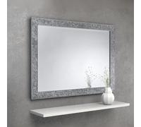 Staccato Wall Mirror - Rectangular - Silver