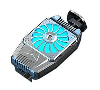 Staccatory Phone Cooler Mobile Game Cooler for Android Phone Cooling Fan Rechargeable Silver