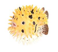 Staccatory Puffer Fish Figure Realistic Plastic Wild Puffer Fish Figures Set for Collection Science Pedagogical Prop Animal Model