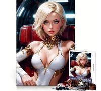 Stacey Starlight in The Pilot Seat Hard Jigsaw Puzzle for Adults 1000 Pieces Smart Toy Casual Fun Accurate Cut Artistic Gift 38x26cm