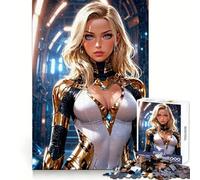 Stacey Starlight Jigsaw Puzzles 1000 Piece for Teenagers Mind Skill Toy Cozy Relax Design Assembly Thoughtful Gift 38x26cm