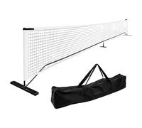 Stachable Beach Soccer Net - Tennis Net Outdoor | Portable Tennis Net | Volyball | Practical Folding | 9.5 kg of Da with Carry Bag 22 Feet for Outdoor and Outdoor