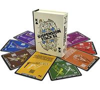 Stack 52 Suspension Exercise Cards compatible with TRX, Woss, and Other Trainer Straps. Suspended Bodyweight Resistance Workout Game. Video Instructions Included. Fun Home Fitness Program. (New Deck)