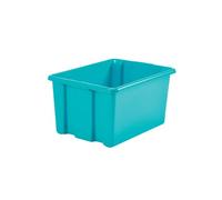 Stack And Store 32 Litres Medium Teal Storage Box S01M809