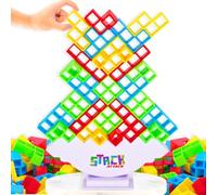 Stack Attack - Fun for Kids and Adults, Stacking Balance Game, Perfect for Family Game Night, Classrooms, Portable for Travel, Popular Social Media Games, Ages 3+