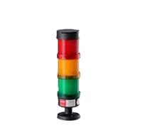 Stack Lamp Industrial Emergency Light LED Warning Light Industrial Light Tower DC12V/24V AC110V/220V/380V Without Buzzer(3Layer 24V no BUZ)