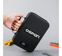 Stack-On Pistol Safe - Portable, Small Hidden Handgun Safe for Bedside, Nightstand, Under Bed, Car with Quick-access Lid and 3 Digits Combination Lock