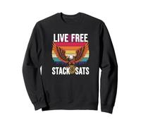 Stack sats not debt save invest crypto freedom bitcoin Sweatshirt