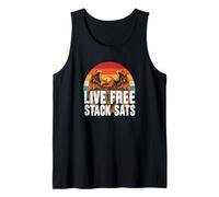 Stack sats not debt save invest crypto freedom bitcoin Tank Top