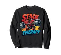 Stack Therapy Funny Powerlifter Gym Lifter Gift Idea Sweatshirt