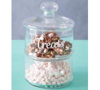 Stackable 2 Tier Glass Storage Jar | Olivia